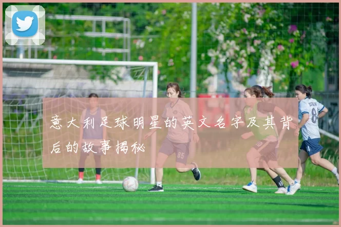 意大利足球明星的英文名字及其背后的故事揭秘